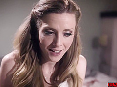 Unhappy teen bride fucked hardcore on her wedding night