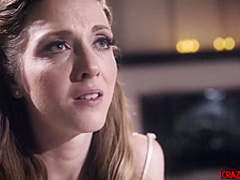 Unhappy teen bride fucked hardcore on her wedding night