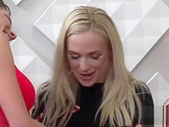 Lovesome lesbian nymphos get sprayed with piss and squirt wet vaginas