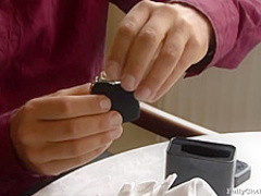 Kinky ladies are wearing satin shirts and having group sex with a guy they have just met