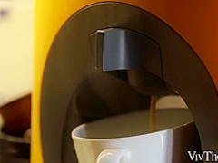 Amazing brunette is determined to make love with her gorgeous, blonde friend and eat her pussy