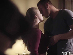 Hung chap ass-fucks his mistress with wifey watching