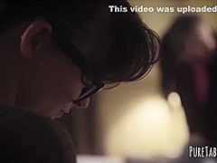 Hung chap ass-fucks his mistress with wifey watching