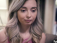 Sexy teen fucked by a perverted stepdad with huge dick