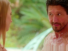 Pretty nuru babe fingered and fucked