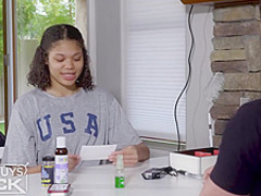 Michelle Anderson and Jeremy Barker went to the bedroom, to fuck all day long, until they cum