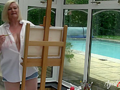 AgedLove Hot British Blonde Got Straight Hardcore