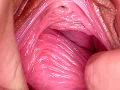 Wicked czech cutie gapes her wet pussy to the bizarre