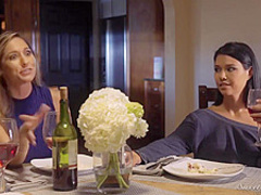 Tyler Nixon and Reena Sky got down and dirty with each other, on the couch