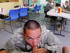 Army man gets gay blowjob naked sexy