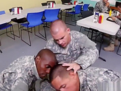 Army man gets gay blowjob naked sexy