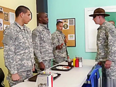 Army man gets gay blowjob naked sexy