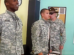Army man gets gay blowjob naked sexy