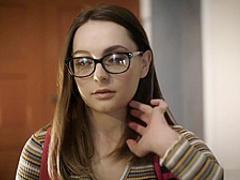 Virgin college teen Aften Opal fucked for the first time