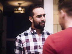 Perv Logan hardly bang teen Alex as her boyfriend leave them alone