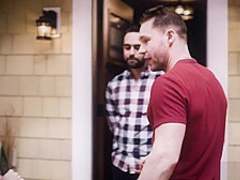 Perv Logan hardly bang teen Alex as her boyfriend leave them alone