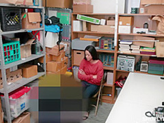 Dirty minded brunette, Amethyst Banks was hoping for a good fuck when she was caught shoplifting