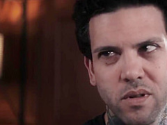 Tattooed emo gets throated