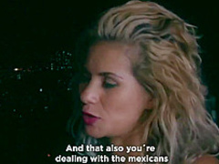 Small titted blonde is sucking cock like a pro and getting fucked the way she likes