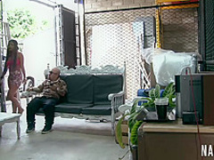 Small titted blonde is sucking cock like a pro and getting fucked the way she likes