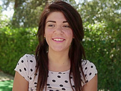 Don't miss this gorgeous brunette sucking!