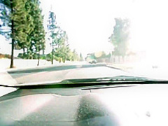 Skinny honey, Katya Rodriguez is licking her horny partner’s large penis, while in his apartment