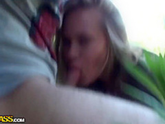 Nestee Shy and her friend fuck in the forest