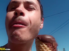 Nestee Shy and her friend fuck in the forest