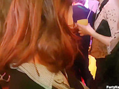 A group sex at the party is the best way to spice it up properly