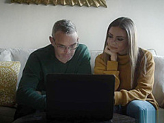 Teen shares intimate family 3some with foster parents