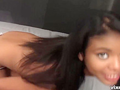 Nia Nacci is being a very bad girl, with a married man from her neighborhood