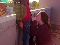 Delightful babe, Jojo Kiss is having wild sex with her step- brother and loving it