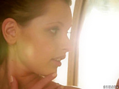 A masturbation session for a hot brunette
