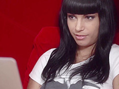 A brunette has her sexual desires fulfilled!