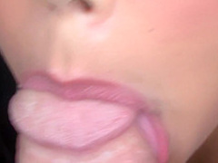 Dillion received a big load in her mouth