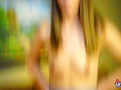 Zoey is masturbating in this porn casting