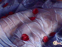 This beautiful porn actress loves caressing