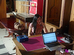 Rosa Garcia tries out a porn casting