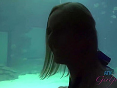 Kate England sucks dick in a POV style and gets it inside her dripping wet pussy