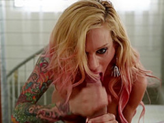 Sarah Jessie loves to devour cocks!