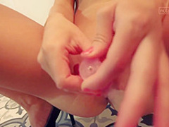 This hot woman has a hot session!