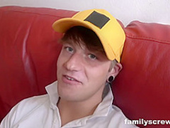 Busty mature brunette is having casual sex with many horny people at the same time