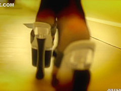 Angelina Valentine and Tory attack a cock