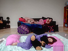 Hot Blonde Teen Sucks Dick Slumber Party With Stepdad