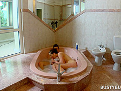 Cock sucking and more in the bath for Buffy