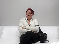 Mature woman, Monica has big, natural tits and likes to suck cocks all the time