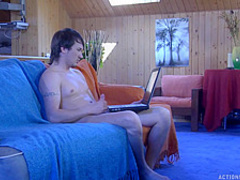 This brunette milf just want to give pleasure