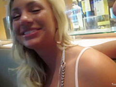Lovely blonde girl likes to play with married men, as often as it is possible