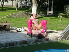 An outdoor ass fucking to enjoy