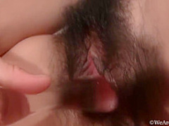 A very hairy pussy to penetrate